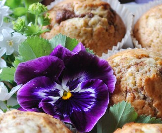 Muffins med chokladbitar