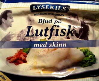Lutfisk - Ostsås & Cheddargratinerad - Recept Julen 2015