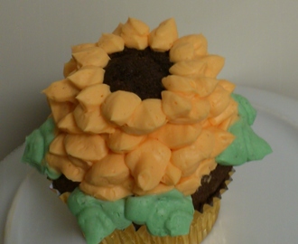 Solros cupcake
