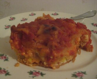 Majs, ricotta och cheddar lasagne