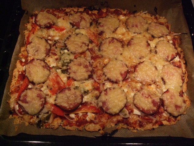 LCHF-pizza