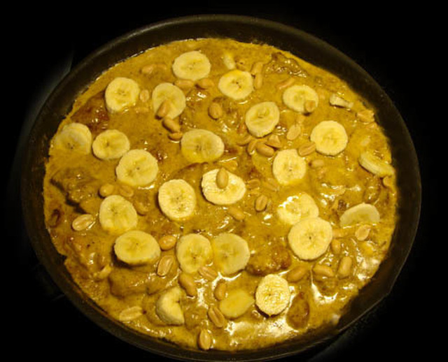 Fläskfilè africana med banan
