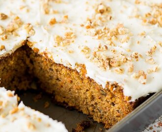 Homemade Carrot Cake Recipe Grundrecept och variantioner