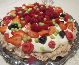 Nyårsmeny, Efterätt: Pavlova