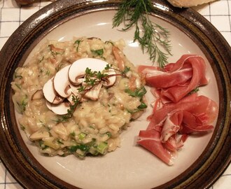 Sopprisotto med serranoskinke