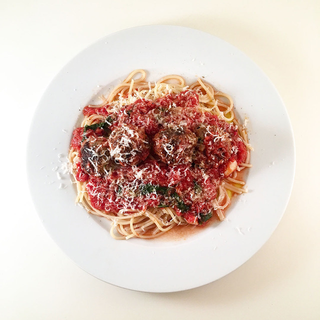Polpette al Sugo – köttbullar i tomatsås med pasta
