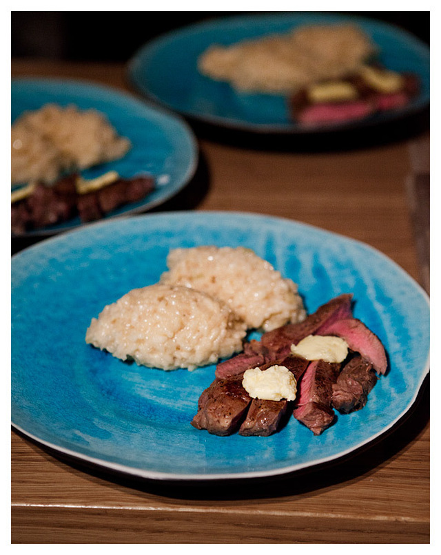 Citronrisotto med hederlig köttbit