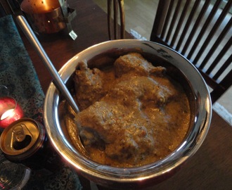 Green Chicken Korma, Chicken Rizzala (Bhopal)