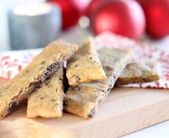 Pepparkakssnittar au chocolat