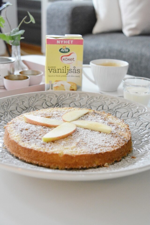 Glutenfri äppelkladdkaka