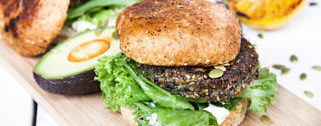 Black bean burger