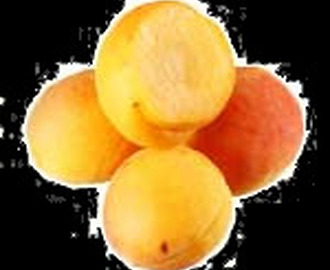 Fruktsallad på solmogna aprikoser