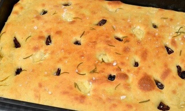 Focaccia i långpanna