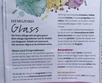 Enkel hemgjord glass