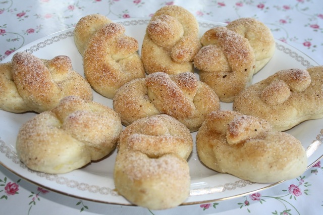 Äpple och kanelkringlor - en ny variant på sockerkringlor