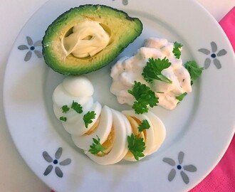 Ägg, räksallad och avokado by Maria | Aloe Vera | Lchf #åretsäggrätt