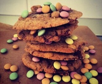 Chocolate chip cookies med choklad konfetti