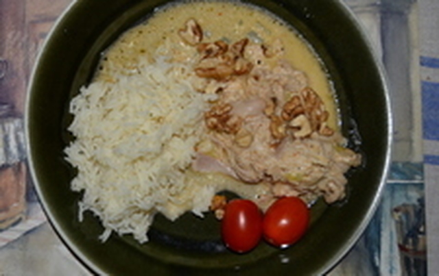 Kycklinggryta ”Aji de Gallina”