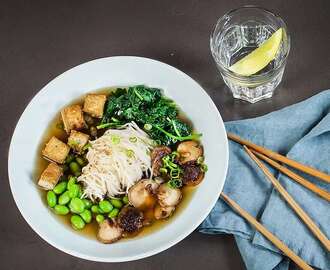 Ramen med tofu och shiitake