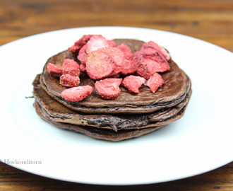 Chocolate Protein Pancakes