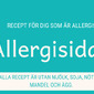 Allergisidan - Recept för allergiker